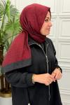 0022B Koza Şal Bordo