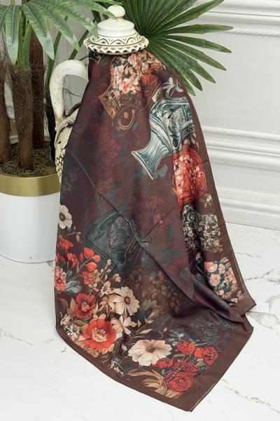 0023 Bahar Şal Kahverengi