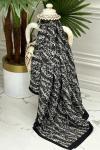 0024 Leopar Şal Siyah
