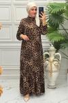 057 Elbise Leopar