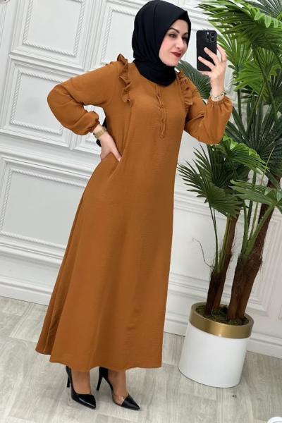 0018 Gonca Elbise Taba