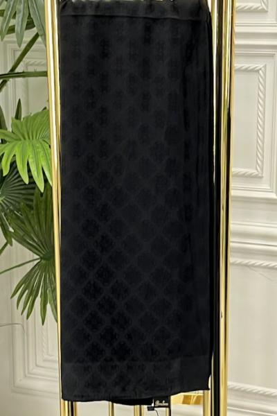 0022B Koza Şal Siyah