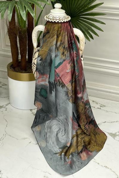 0025 Batik Şal Gri