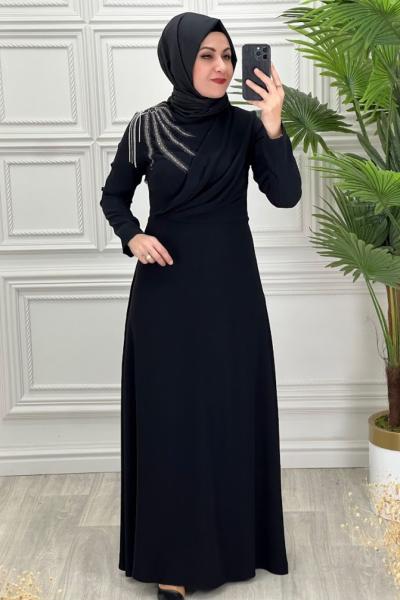 0237 Dora Elbise Siyah