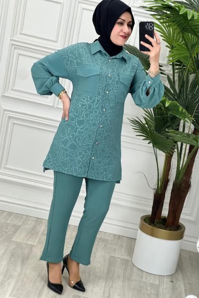 0244 Takım Mint Yeşili