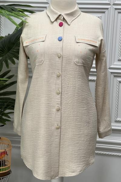 0260 Tunik Taş Rengi