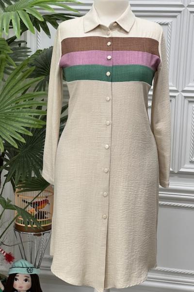 0263 Tunik Taş Rengi