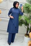 0359 Tunik Takım  İndigo