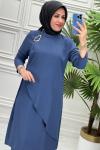 0359 Tunik Takım  İndigo