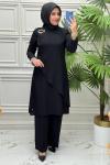 0359 Tunik Takım  Siyah