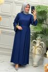 0365b Elbise İndigo