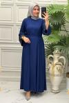 0365b Elbise İndigo