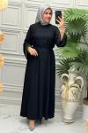 0365b Elbise Siyah