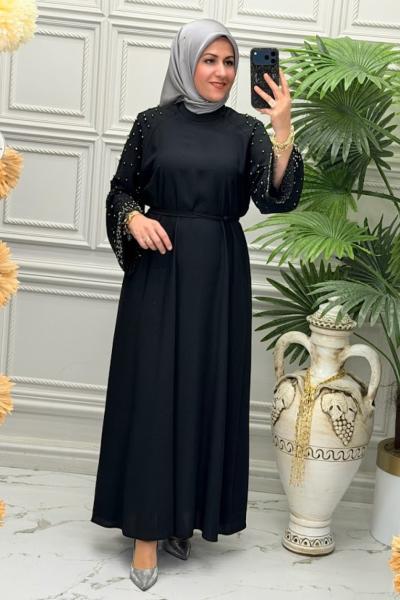 0365b Elbise Siyah