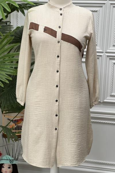 0508 Tunik Taş Rengi
