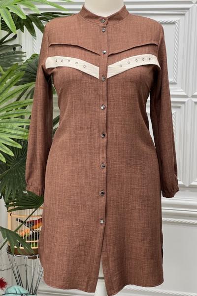0509 Tunik Kahverengi