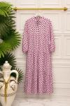 0636 Elbise Pembe