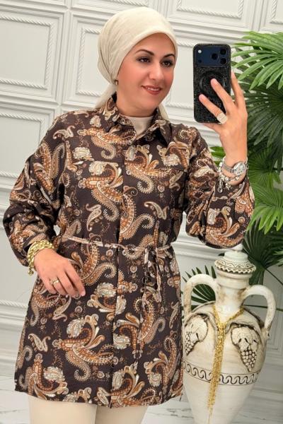 0865 Tunik Kahverengi