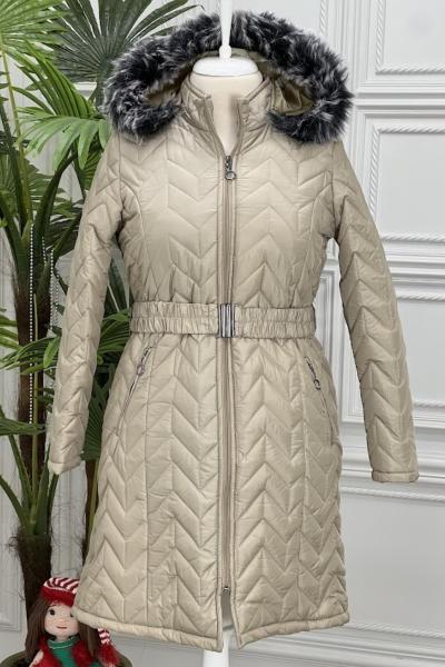 0949 Kapitone Kaban Taş Rengi