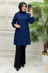 1037 Tunik  İndigo