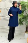 1037 Tunik  İndigo