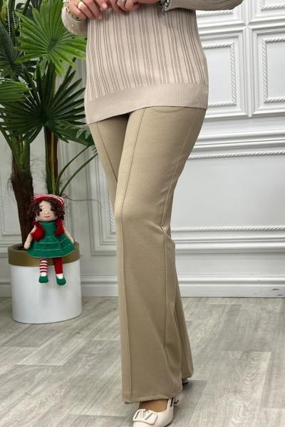 1038 Pantolon Taş Rengi