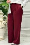 1041 Pantolon Bordo