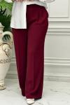 1041 Pantolon Bordo