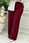 1041 Pantolon Bordo