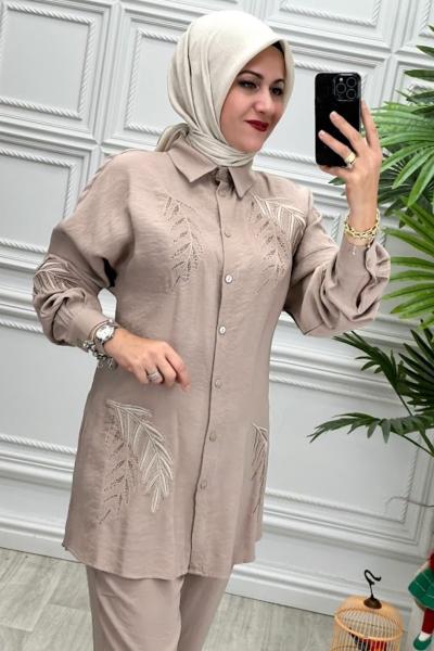 10443 İkili Takım Kahverengi