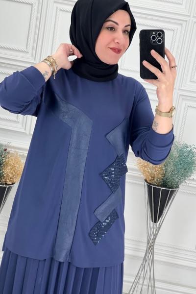 1063 Etekli Takım İndigo