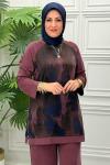 10873  Tunik  Takım  Bordo