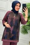 10873  Tunik  Takım  Bordo