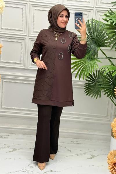 10911 Tunik  Kahverengi