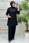 1096 Tunik Takım  Siyah