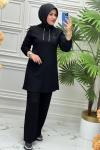 1096 Tunik Takım  Siyah