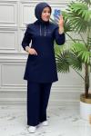 1096 Tunik Takım   Lacivert