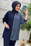 11000 Tunik Takım  Lacivert