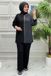 11000 Tunik Takım  Siyah