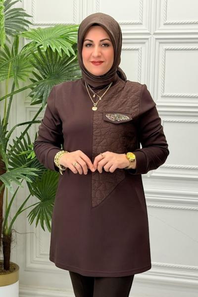 1107B Tunik  Kahverengi
