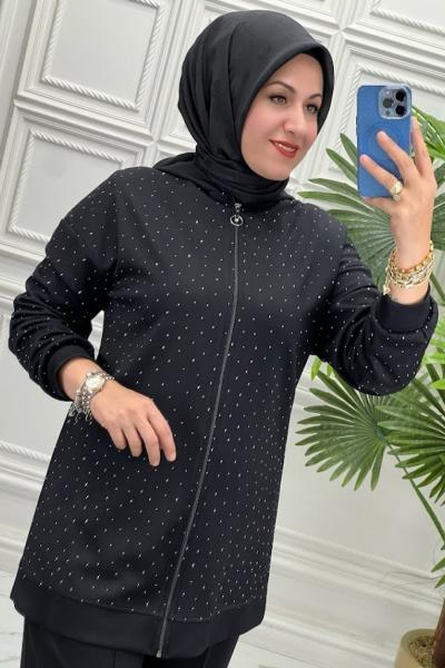 11088 Tunik Takım  Siyah