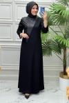 11099 Elbise  Siyah
