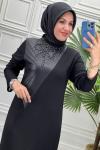 11099 Elbise  Siyah