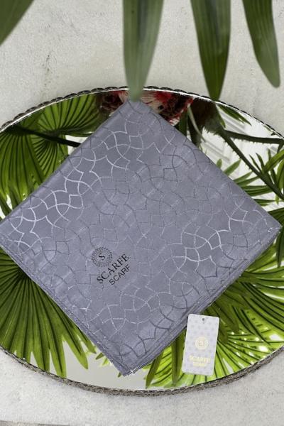 1114B Petek Jakar Şal Açık Gri