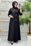 11199 Elbise  Siyah