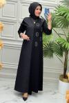 11199 Elbise  Siyah