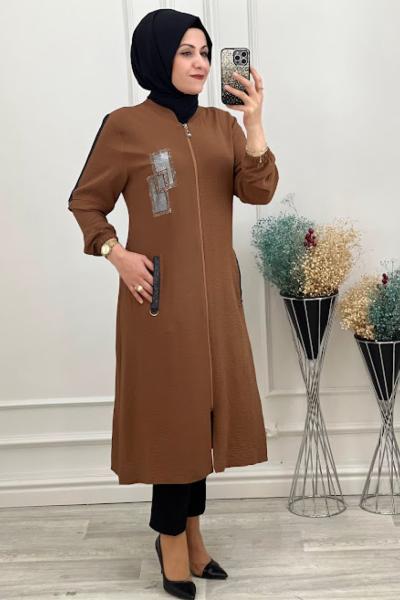 1146 Kare Detaylı Kap Taba Taba