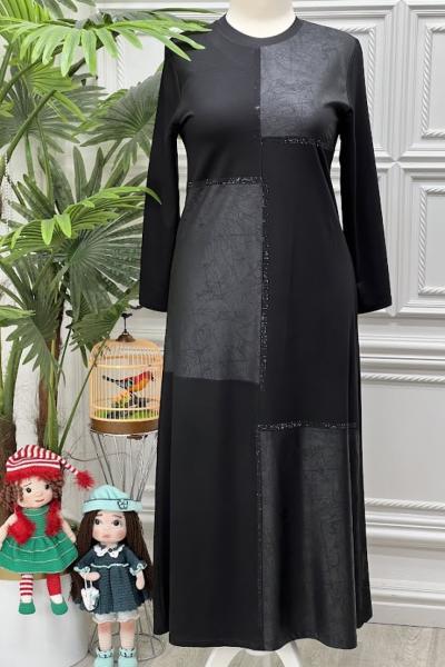 1193B Elbise Siyah