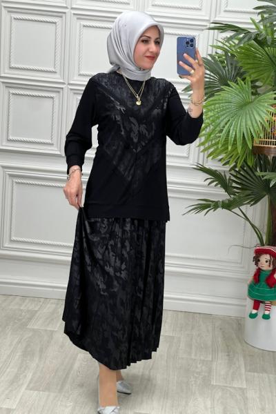 1197 Tunik Takım Siyah