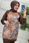 120238 Tunik Takım  Kahverengi